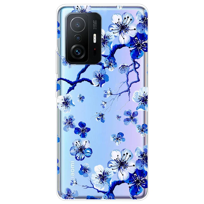 Soft TPU Silicone Clear Cartoon Case for Xiaomi 11T Pro - Transparent Protective Phone Cover