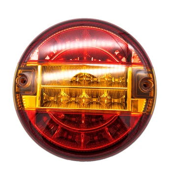 

2Pcs 4inch 20 LEDs Truck Tail Light Stop Brake Reverse Lamp for 24V Vehicles Trailer Caravan 10-30V Car Styling Accessories