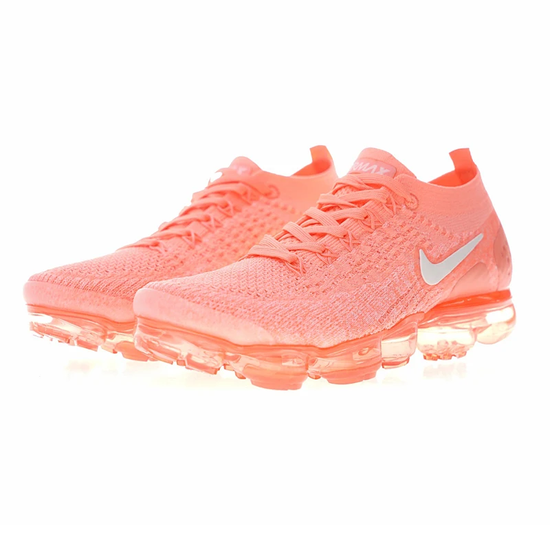 Оригинальные подлинные женские кроссовки для бега NIKE Air Max Vapormax Flyknit, уличная спортивная обувь, низкая, удобная, ударная, 942843
