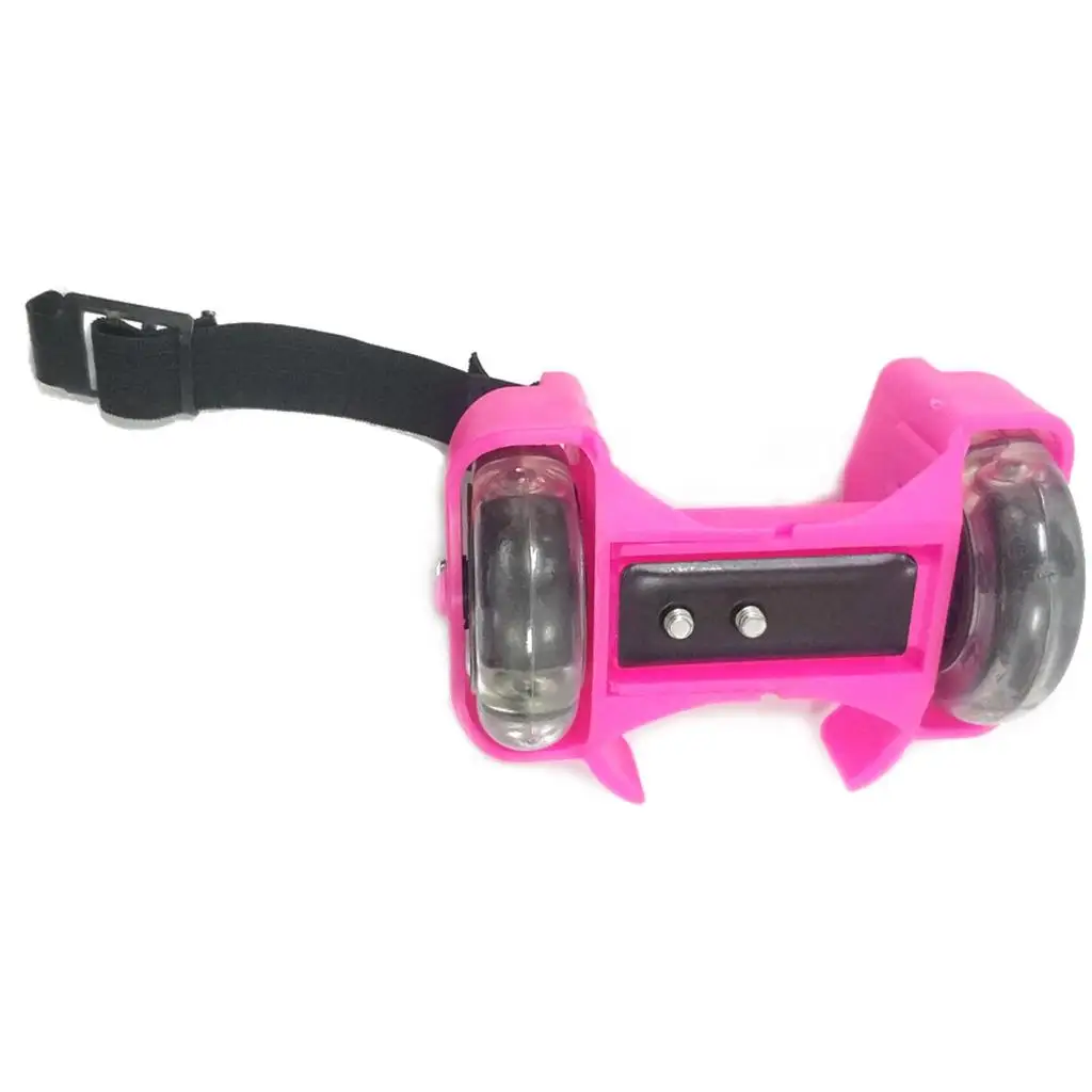 Light Up Flash Heel Wheel Roller Skates LED Kids Child Rollerskate Training Shoe Strap on Child Street Skating Roller Adjustable