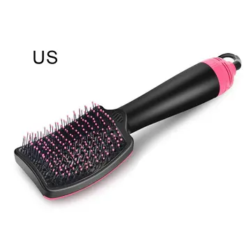 

Anion Hot Air Comb Hair Dryer Comb ABS Heating Wire Lightweight Design Wet And Dry Dual-Use Vibration Massage Function Brush