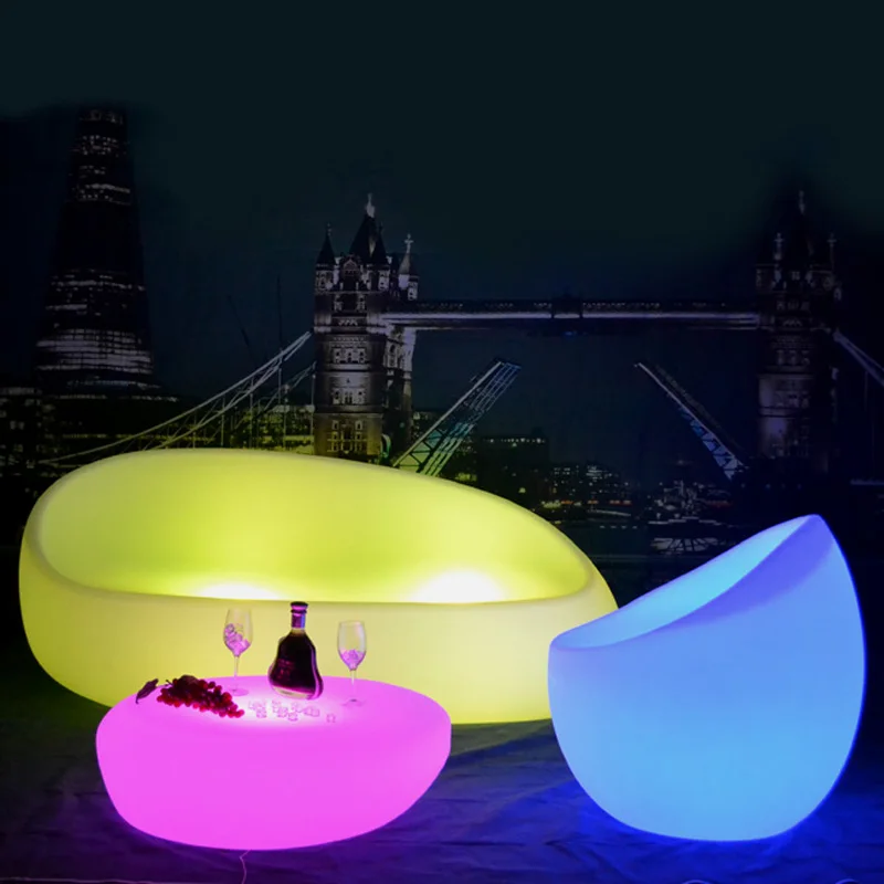 Skybess SK-LF28S (L89*W89*H26cm) Rechargeable LED Bar Table LLDPE Polythylene Material Home Furniture Table for Event Party 1pc Skybess SK-LF28S (L89*W89*H26cm) Rechargeable LED Bar Table LLDPE Polythylene Material Home Furniture Table for Event Party 1pc