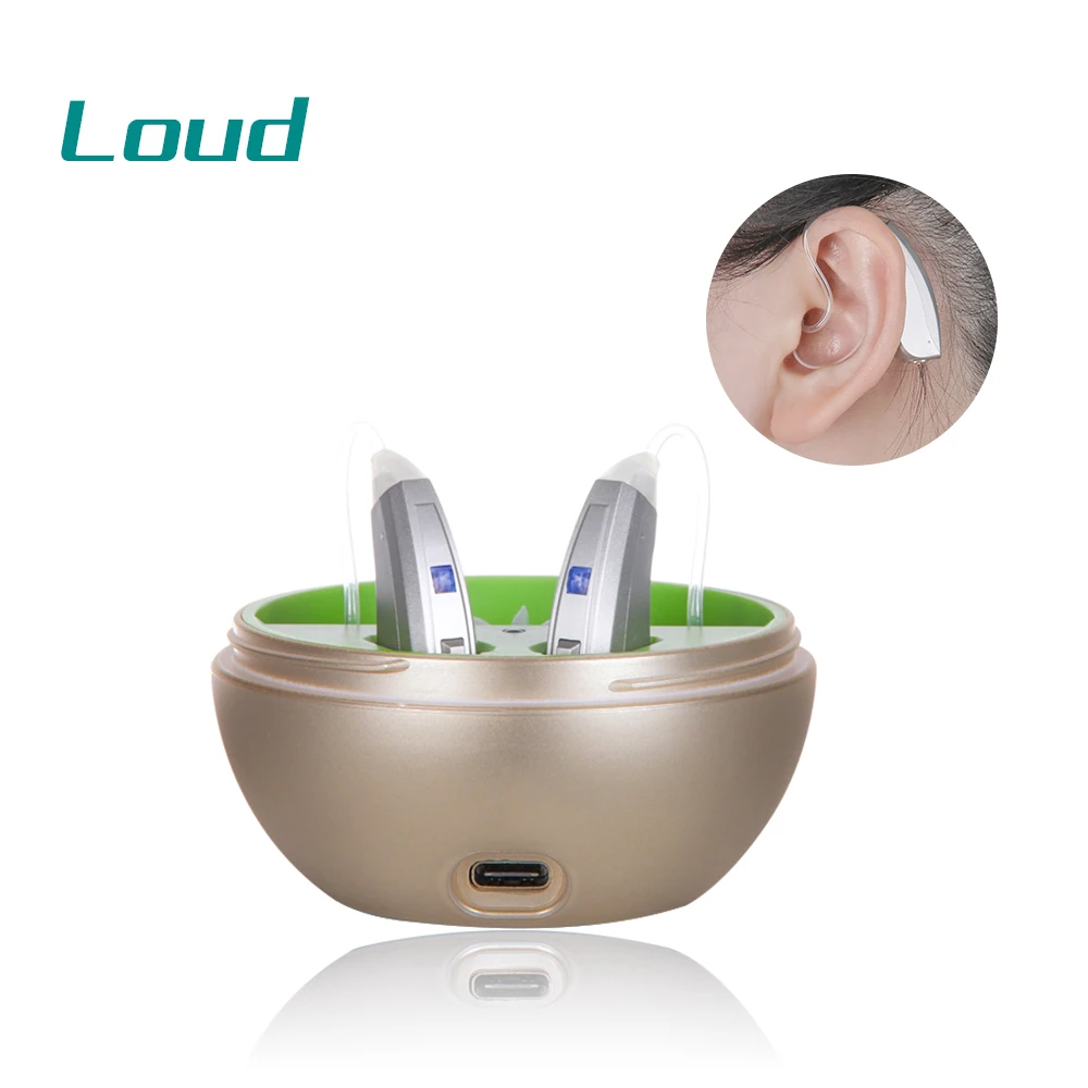 R95 Rechargeable Digital Hearing Aids Bluetooth Mini Oe Ear Sound
