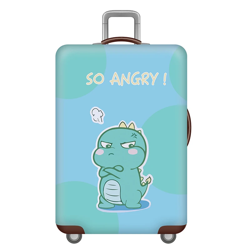 I Luggage cover Эластичный Защитный чехол для багажа, защитный чехол, чехол на колесиках, чехол s, чехлы для 18-32 дюймов, чехол для костюма, аксессуары для путешествий - Цвет: I Luggage cover