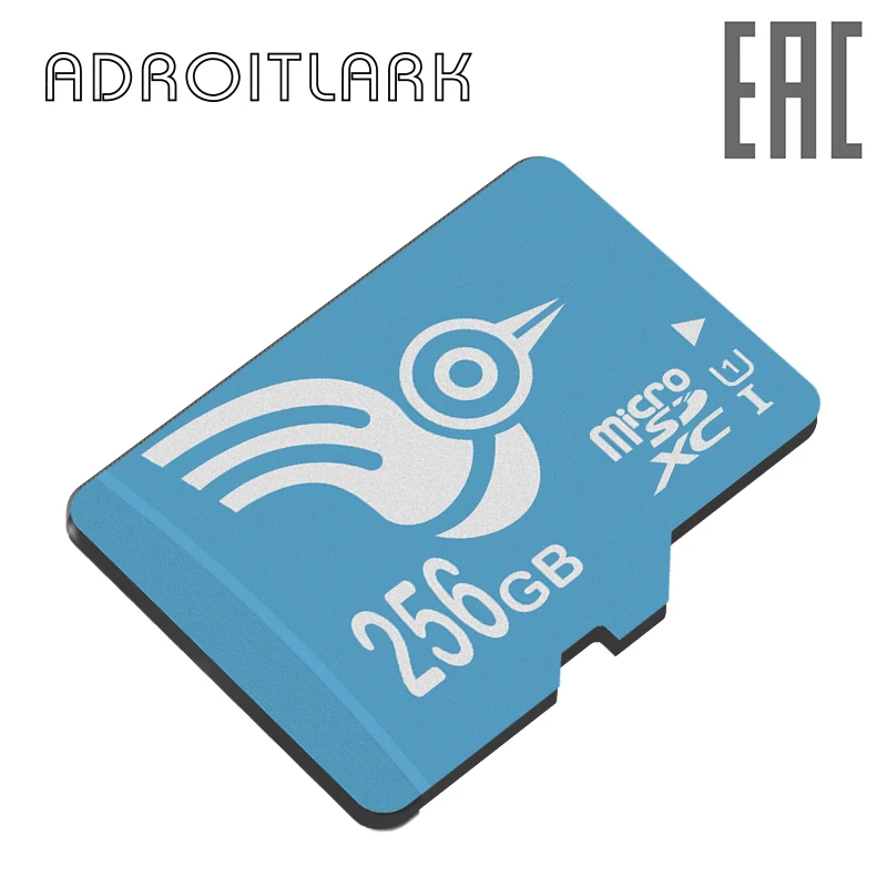 ADROITLARK U1 256GB Micro SD Card Class 10 UHS 1 SDXC Карта памяти с адаптером для смартфонов / планшетов