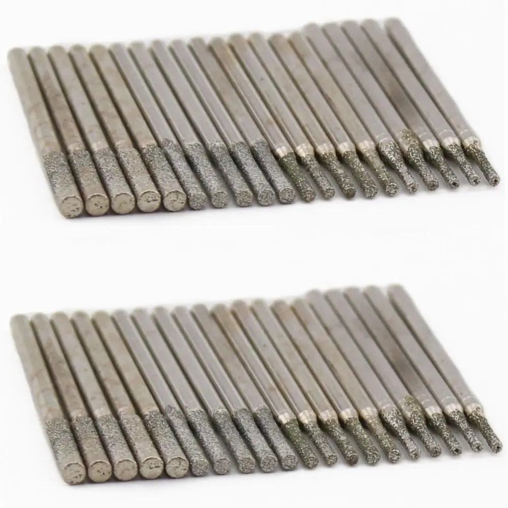 40 шт. 1 5 2 мм алмазная пила с покрытием твердые сверла резные заусенцы ювелирные