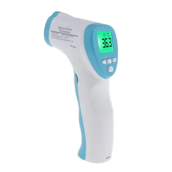 

Non-Contact Forehead Electric Thermometer No Touch Non-Contact Body Fever Thermometer Digital IR Infrared Thermometer