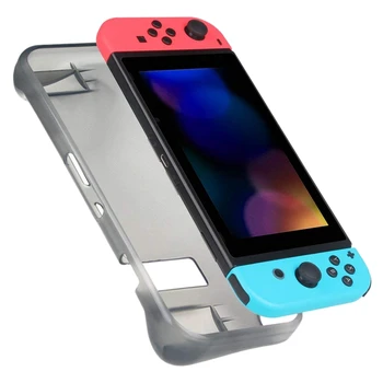 

For Nintendo Switch Protective Case,Soft TPU Grip Cover for Nintendo Switch in Handheld Mode with Built-in Comfort Padded Hand G