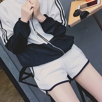 

Fashion Short Shorts Summer Women's Sports Gym Workout Waistband Pockets Drawstring Clothes Ladies Shorts