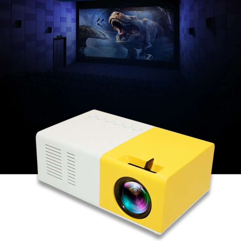 Светодиодный проектор аудио 600 люмен YG300 HDMI Мини проектор с usb-разъемом домашний медиа плеер Система домашнего кинотеатра Развлекательное