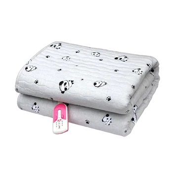 

110619/Cotton double electric double - controlled electric blanket timing intelligent thickening electric mattress/Random Color