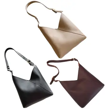 

Women Shoulder Messenger Bags Structured Handbag PU Leather Casual Style Joker Delicate Hardware Large Capacity Ladies Pack