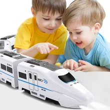 

Harmony High Speed Rail Train Toys for Boys Children Electric Toy Car Model Large Simulation Railway Sound Light Educational Toy