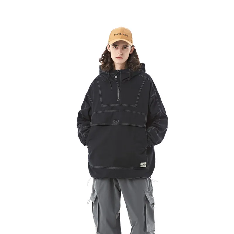 

Tang Mu Cool Spring Clothing Retro INS Popular Brand Men Workwear Hooded Jacket Japanese-style Casual Loose-Fit Coat Tops