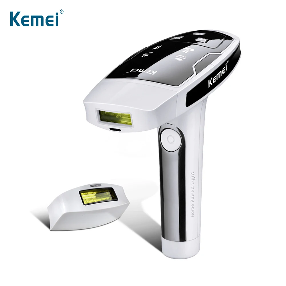 

KEMEI Permanent Laser Epilator Hair Removal Female Face Depilatory Body Depilation With Painless Threading Pulsed Light Machine