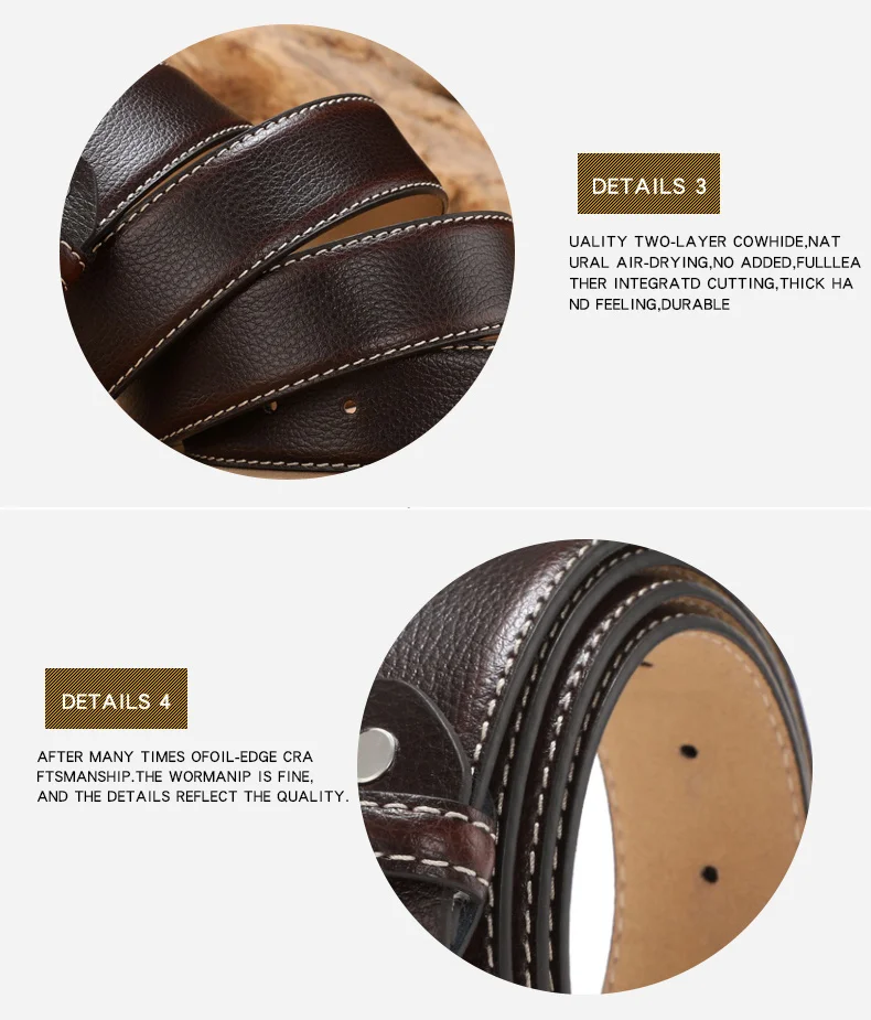 FRALU 2020 men belt cow genuine leather luxury strap male belts for men new fashion classic vintage pin buckle dropshipping