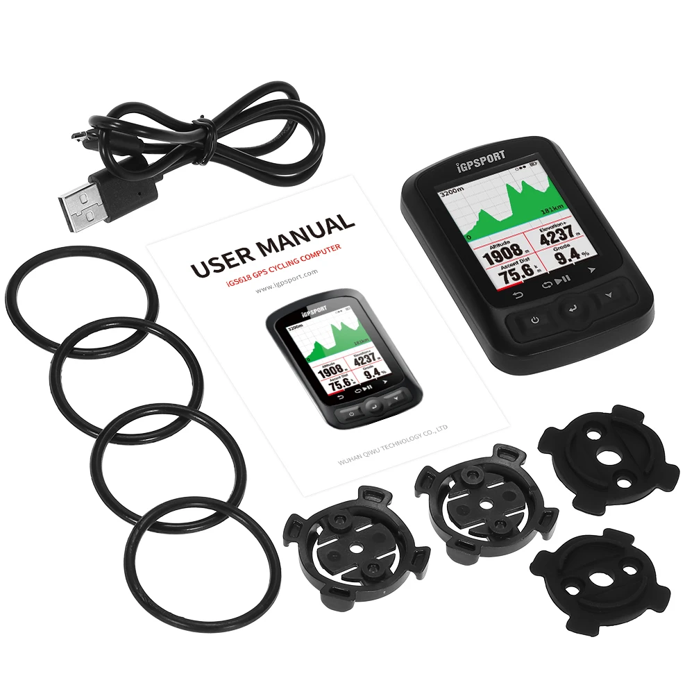 

IGPSPORT ANT+ GPS IGS618 Bike Bicycle Wireless Stopwatch Speedometer Waterproof IPX7 Cycling Bike Speedometer Computer