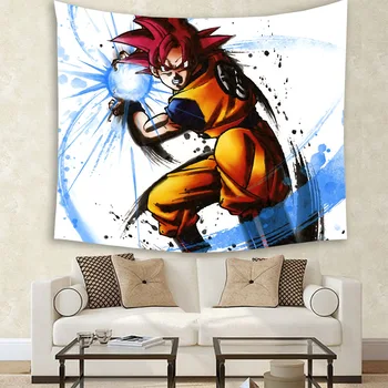 

Popular Anime Dragon Ball Z Painting Tapestry 3D Printing Tapestrying Rectangular Home Decor Wall Hanging 05