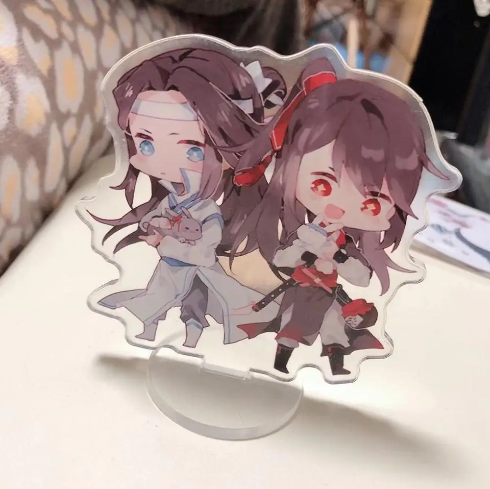 Grandmaster of Demonic Cultivation MDZS The Untamed Wangji Wunxian Косплей акриловый брелок Подвеска фигурка брелка для ключей стенд модель - Цвет: B Stand