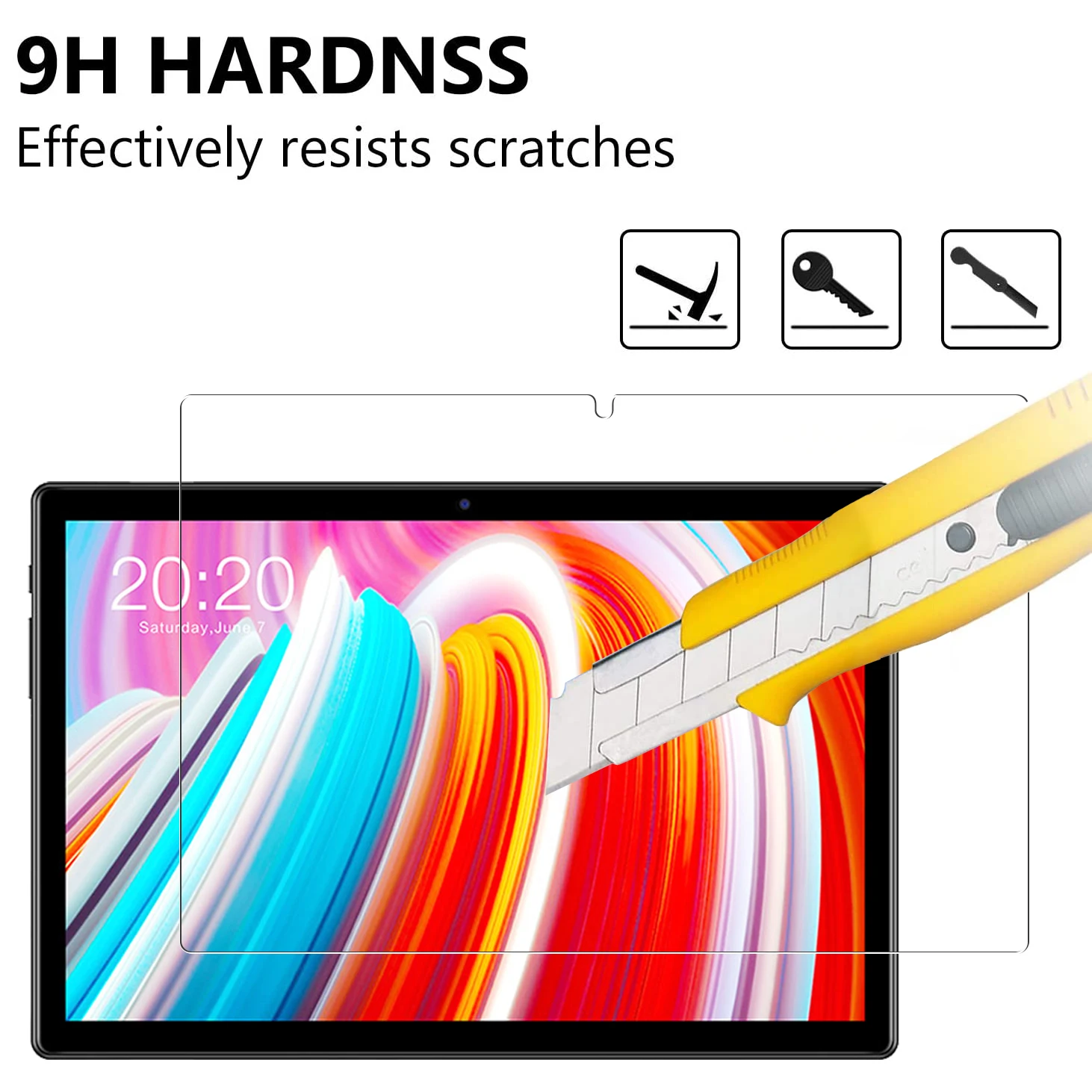 NEW Glass protector only use teclast M40 and P20HD 10.1Inch Premium Tablet protector Glass Screen Film Protector Cover