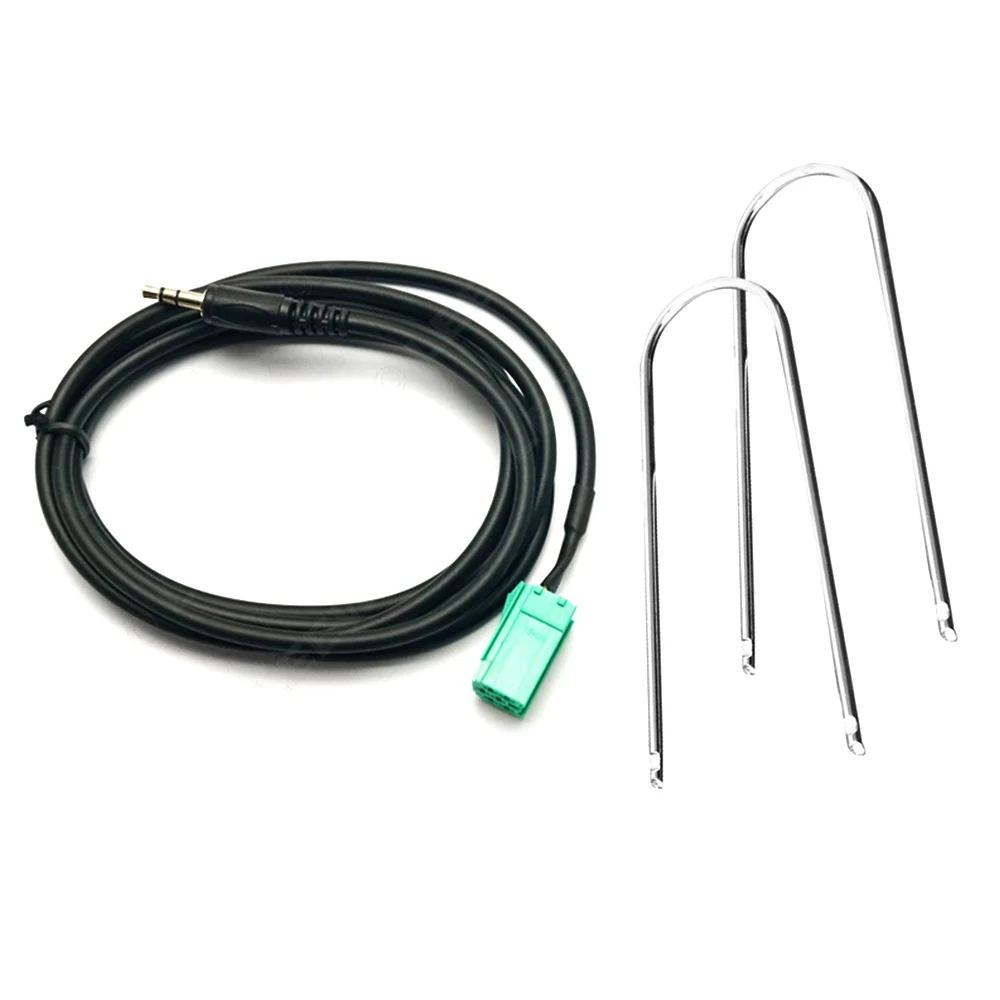 Car Radio MP3 Auxiliary Adapter Aux Input Jack Lead Cable Adapter For Renault Clio Megane Laguna 3.5mm