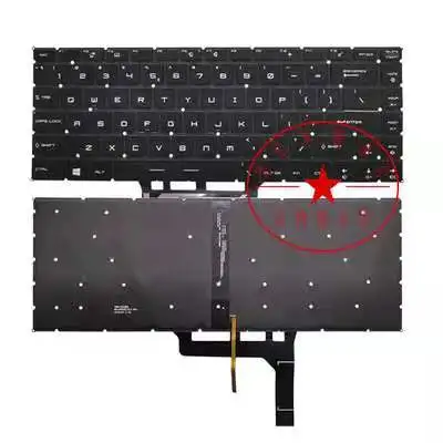 

Новинка для MSI GS65 GS65VR MS-16Q1 GF63 8RC 8RD MS-16R1 GF65 тонкий 9SD 9SE 10SD MS-16R4 ноутбук с английской подсветкой клавиатуры