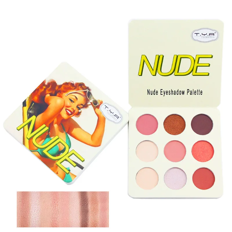 

TYA 2019 Matte Eyeshadow Palette Nude Minerals Professional Eye Shadow Powder Pigment Cosmetic Waterproof Matte Makeup Eyeshadow