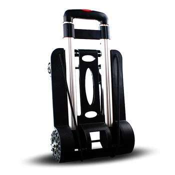 

Drop Ship Compact Folding Luggage Travel Cart Aluminum Alloy Portable with Wheels