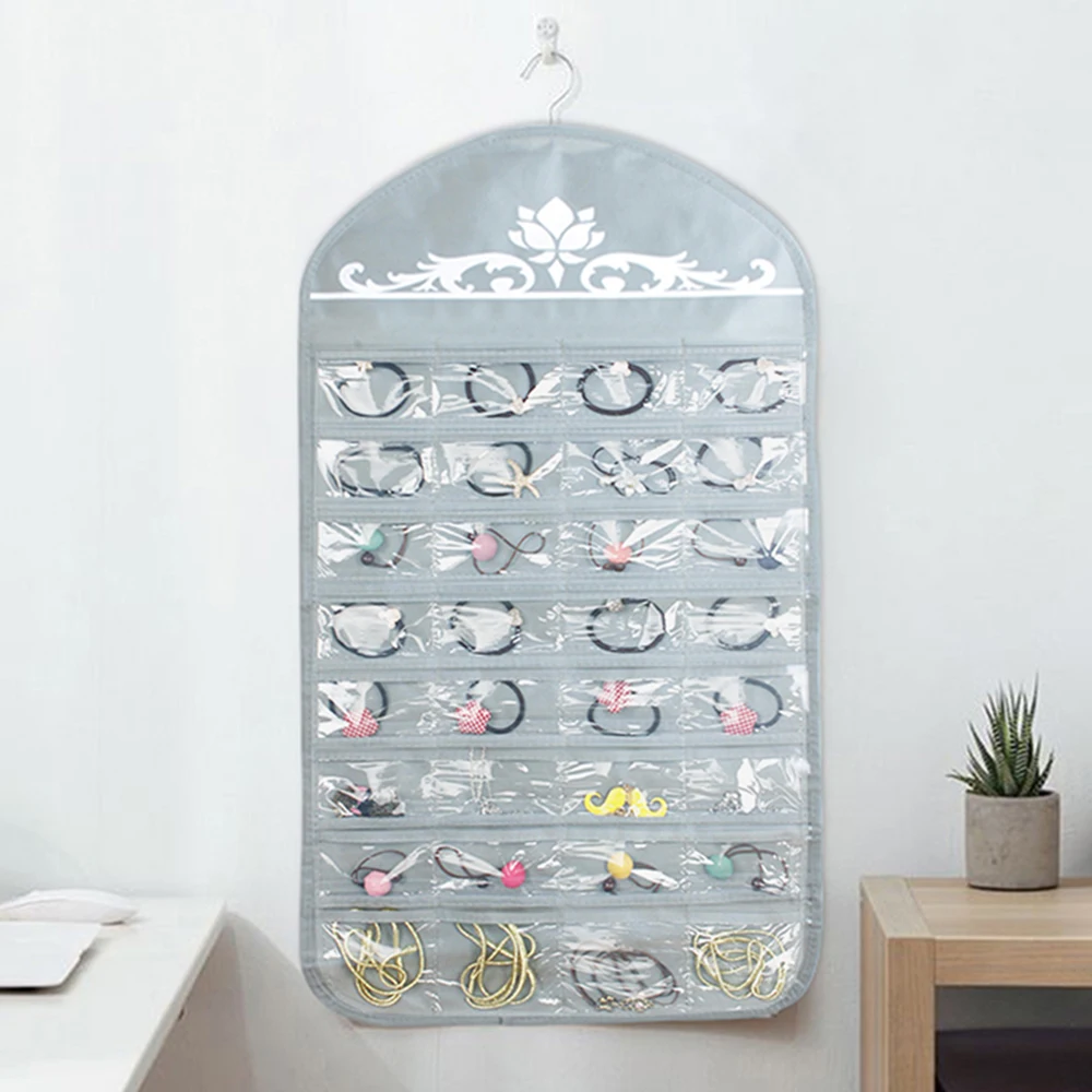 Double Sided Storage Bag Hanging Bag Jewelry Organizer Holder