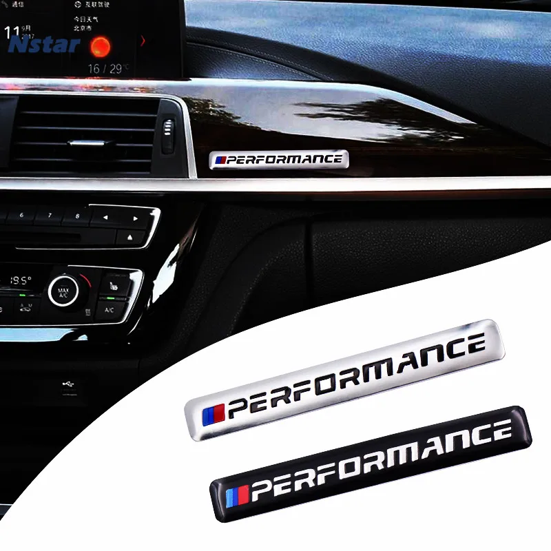 

1pcs M Performance Badge Auto Part Interior Boot Trunk Fender Emblem Car Decoration For BMW E46 E39 E38 E90 E60 Z3 Z4 X3 X5 X6