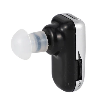 

Sound Amplifier Hearing Aid Assistance Adjustable Tone Battery Mini Volume Adjustable in Ear Aids for Old Deaf