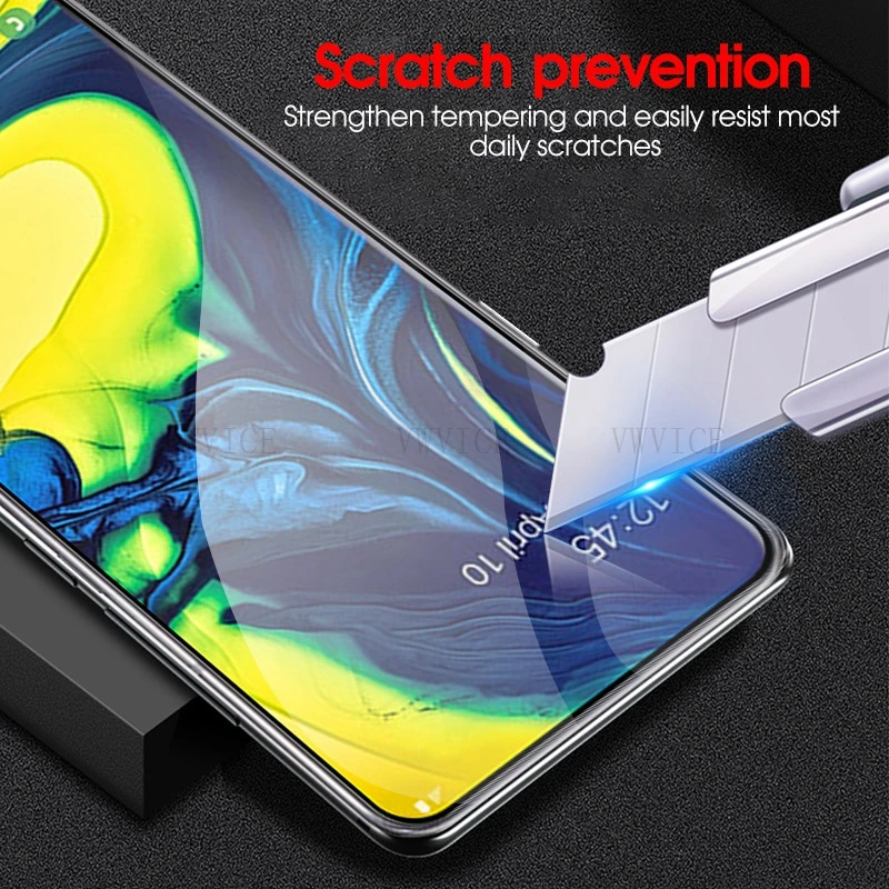 Экран протектор для samsung Galaxy A90 A80 A70 A20 A30 A40 A50 A60 A20E M30 M40 B12 A10 ультра тонкий глянцевый Экран защитная пленка