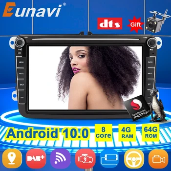 

Eunavi 2din Android10 Car Radios Multimed For VW Passat B5 B6 CC Polo GOLF 5 6 Touran Jetta Tiguan Touran Bora Magotan CC 8core