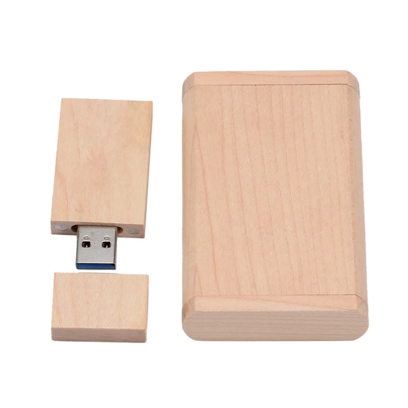JASTER(5 шт. бесплатный логотип) USB 2,0 Орех Деревянный usb+ коробка ручка-накопитель 8 ГБ 16 ГБ 32 ГБ 64 ГБ флеш-накопитель карта памяти - Цвет: A