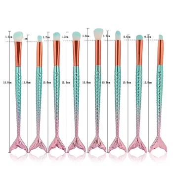 

16PCS Make Up Foundation brush Nylon eyeshadow eyebrow eyeliner soft Cosmetic Brushes Eye Shadow pinceis de maquiagemj319