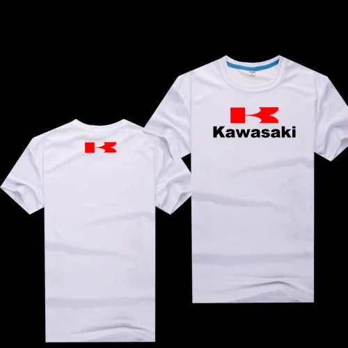 Футболка Kawasaki с коротким рукавом, футболка d, одежда, XS-XXXXL, размер, футболка с коротким рукавом на заказ, футболка s - Цвет: 2