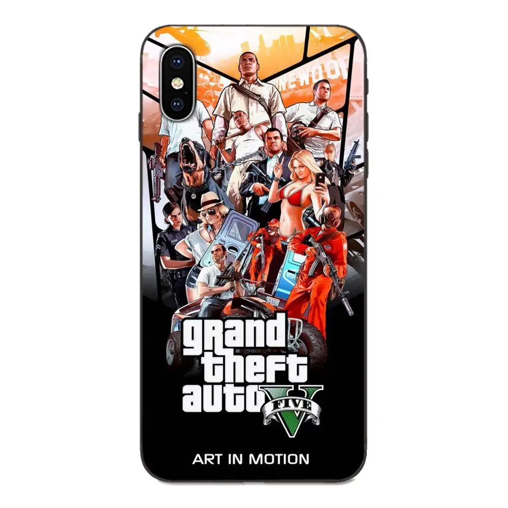 Горячие Gta Grand Theft Auto 5 V пила для Huawei Honor 5A 6A 6C 7A 7C 7X8 8A 8C 8X9 9X10 10i 20 Lite рro ТПУ чехол для мобильного телефона