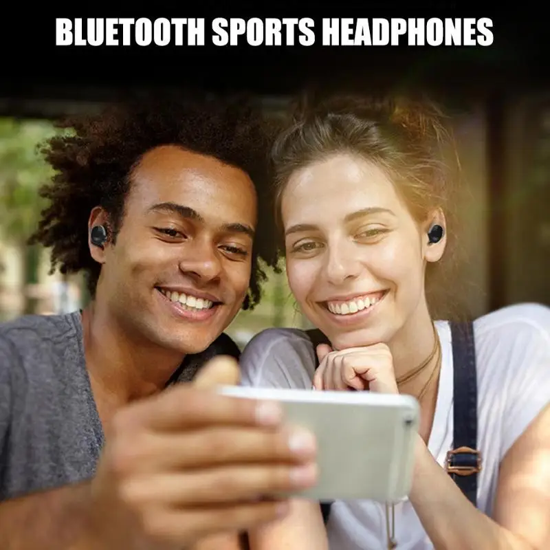 CALETOP TWS Bluetooth 5,0 наушники с шумоподавлением Hifi Звук тяжелый бас стерео наушники с микрофоном спортивные наушники с защитой от пота