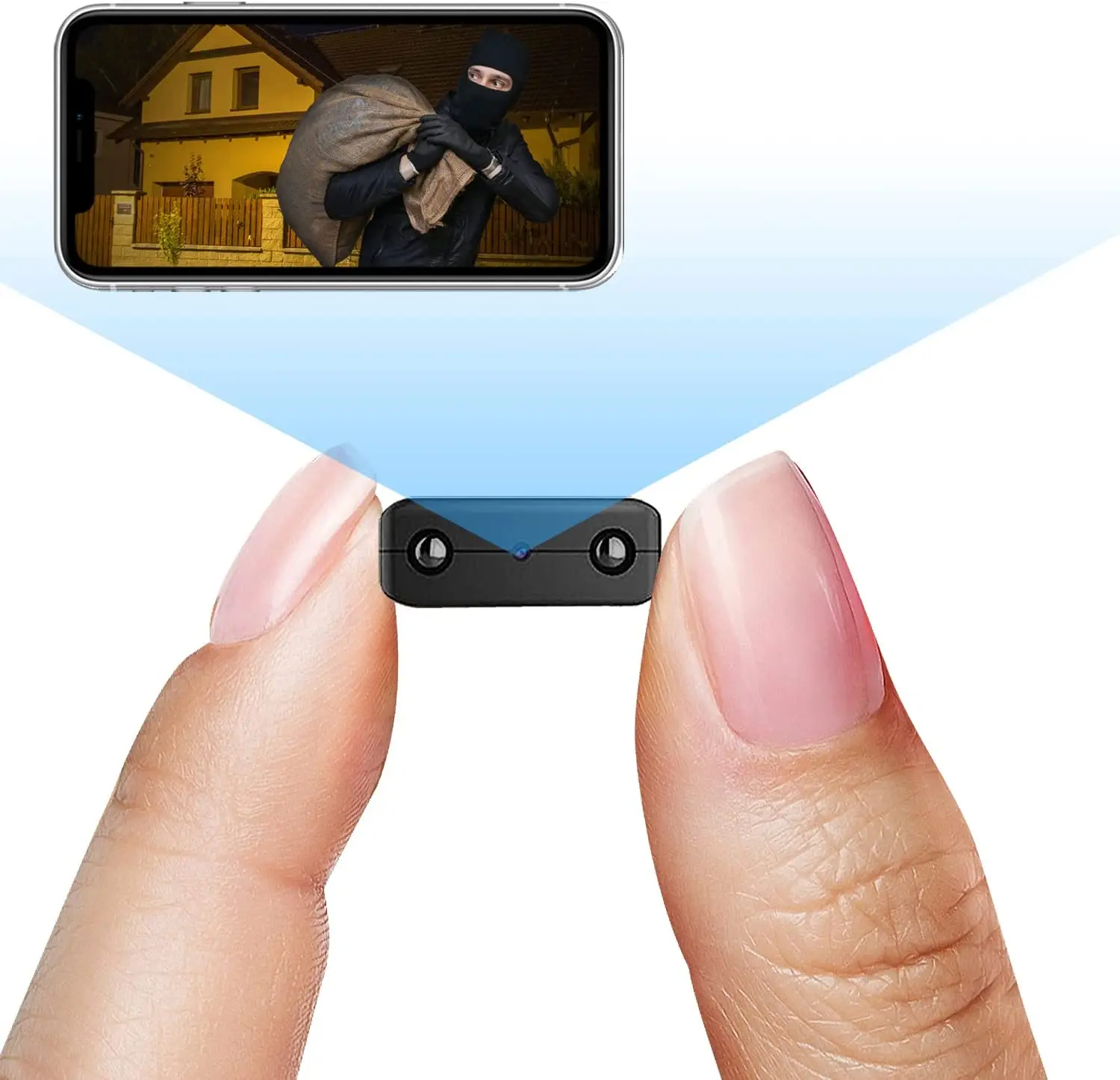 Wireless WiFi Camera, Remote Camera,Portable Video Surveillance Camera