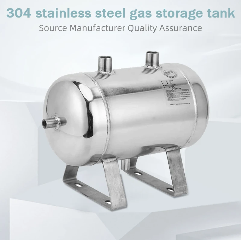 inoxidável, 304, tanque de ar pequeno, 5l,