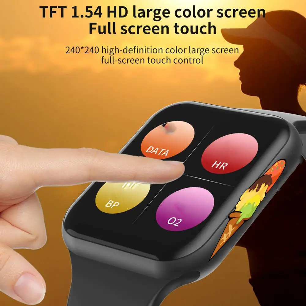 Skup SmartWatch iwo 11 lite (niska wersja) seria 5 tętno wodoodporny inteligentny zegarek dla Apple IPhone Xiaomi PK T80 P70 P80 Q9 B57