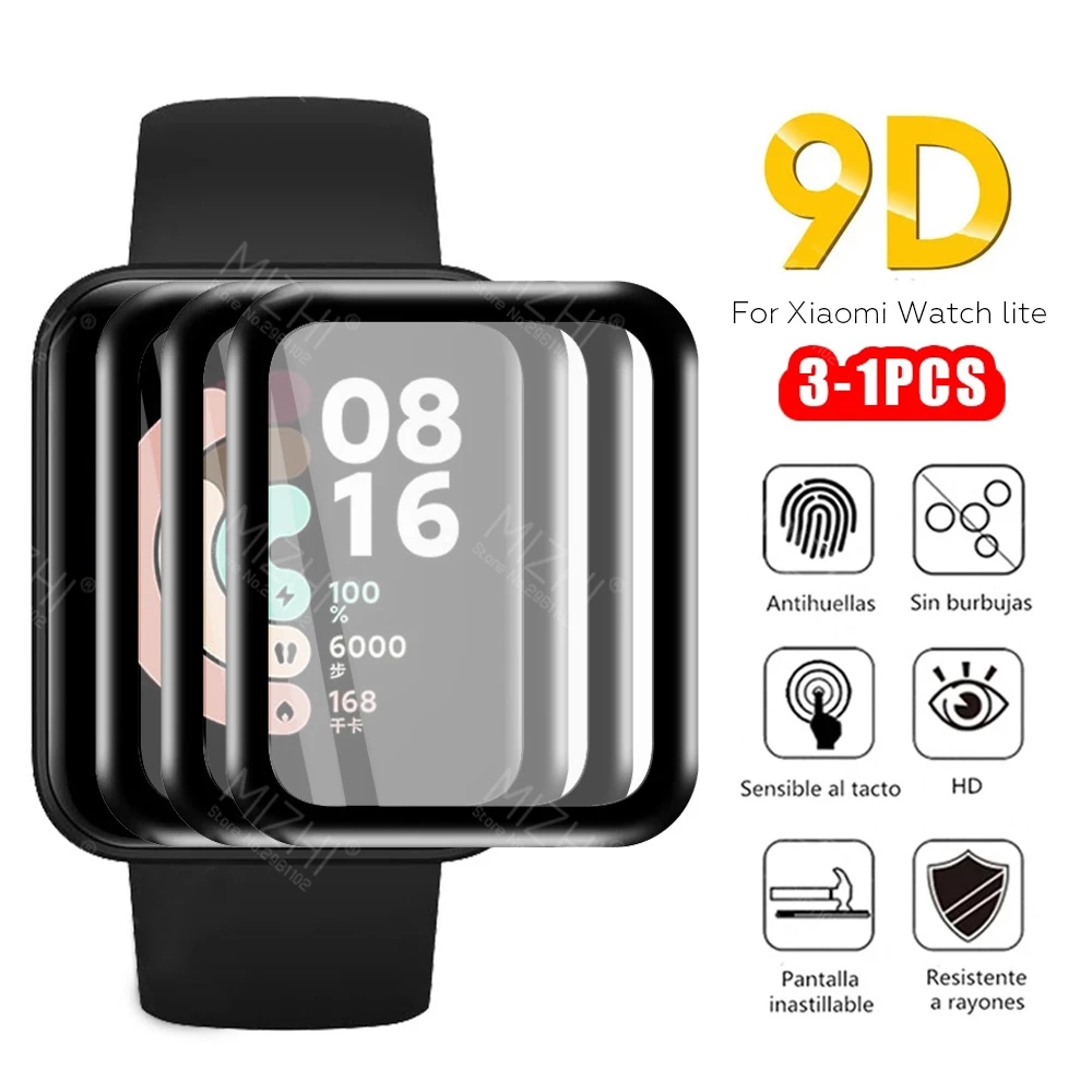 9d Tempered Glass For Xiaomi Mi Watch Lite Smart Watch Xiami Xiomi Xaomi  Watch 2 Lite Milite Screen Protector Protective Film - Smart Accessories -  AliExpress