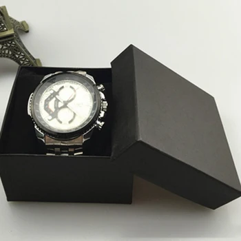 

New Square Cardboard Jewelry Watch Bangle Bracelet Storage Case Packaging Gift Box cardboard storage boxes