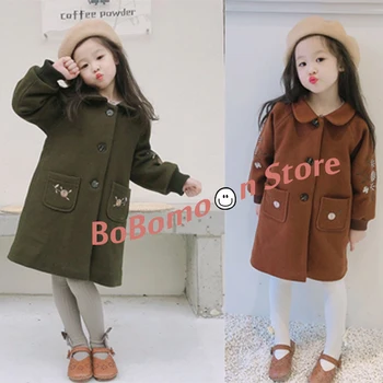 

Spot BOBOmoon 2020 Spring Girls Jackets Embroidered Pocket Toddler Girl Clothes My First Christmas Clothes Girls Jacket Coats