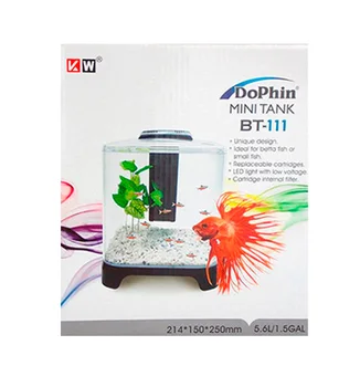 

Aquarium Dophin bt-111 plastic 5,6 L light filter