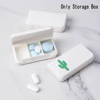 

Literary Fresh Three grid Compartment Travel Pill Box Organizer Tablet Medicine Storage Dispenser Holder Health Care Tool