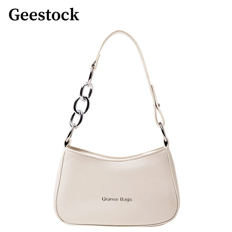 

Geestock Shoulder Bag Woman Vintage Pu Leather Small Crossbody Totes Bag Fashion Women Bag Purses and Handbags Clutch