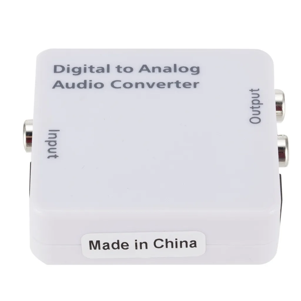 Binmer Optical Coaxial Toslink Digital to Analog Audio Converter Adapter RCA L/R 3.5mm Adapter Cable pc Adapter Charging-L1010