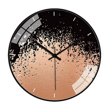 

Watch Wall Clock Living Room Home Atmosphere Free Punch Creative Fashion Simple Net Red Clock Bedroom Mute New Wall Clock