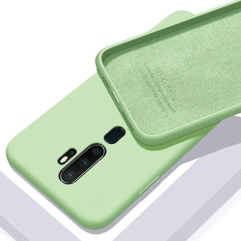 Перейти на Алиэкспресс и купить Для oppo A9 2020 чехол мягкий жидкий силиконовый Тонкий удобный защитный чехол на заднюю панель для oppo a5 2020 oppo A11X оболочка